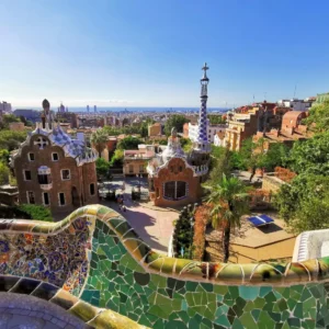 Park Güell in Barcelona, Spain