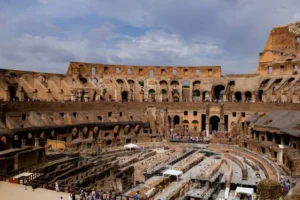 The Colosseum in Rome, a top stop for first-time visitors
